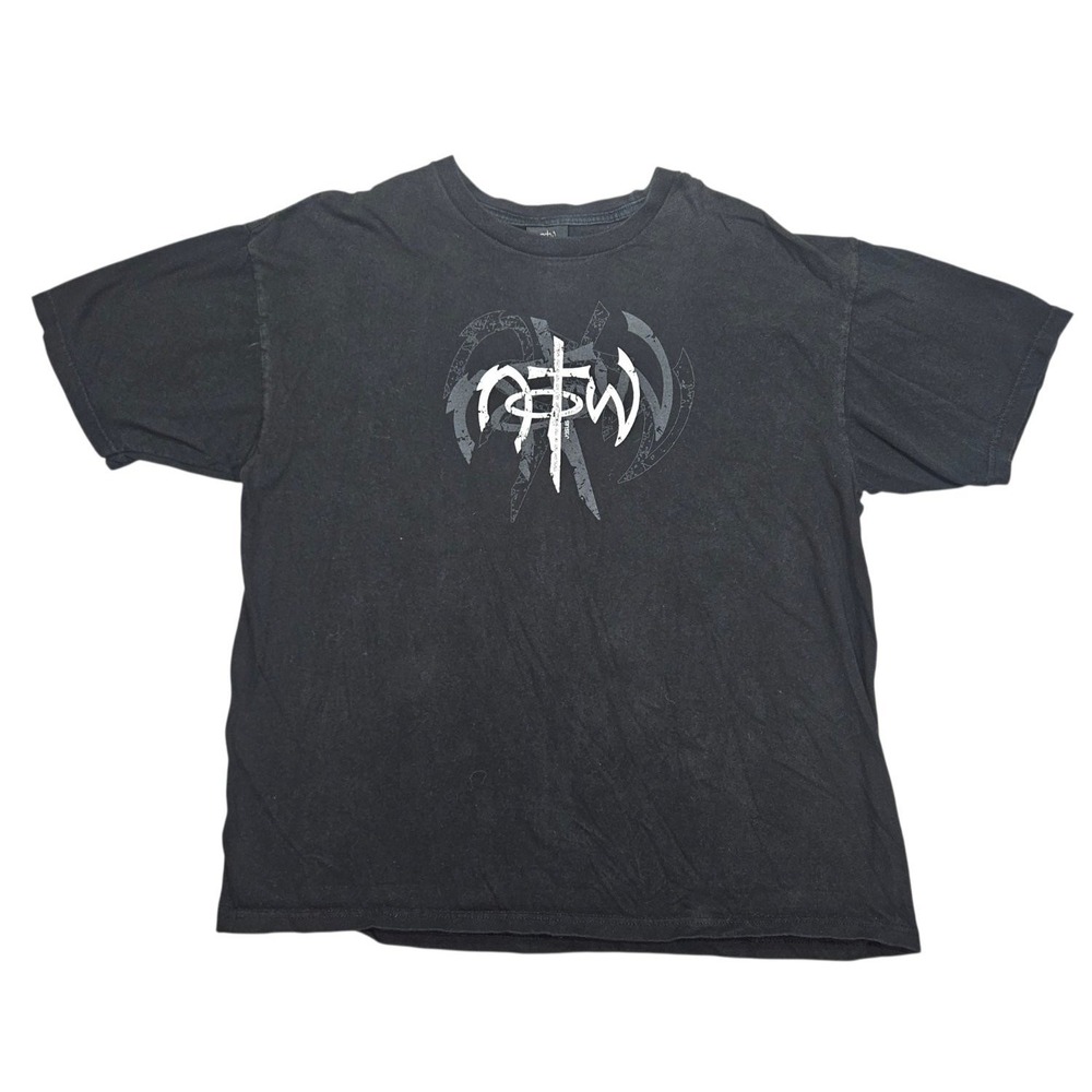 NOTW Not Of This World Christian Graphic T Shirt Mens XL Black C28 Faith Cross